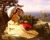 朱利斯 布雷顿 : La Femme A L Ombrelle